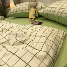 빛 얼룩덜룩 해진 다 4종 풀패딩 순면 코튼 노르딕 심플 사의 무드 민박 침대시트 질감 스윗, 침대시트 타입 키트
