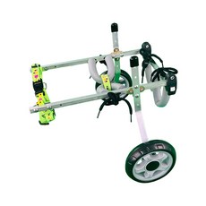  강아지휠체어 보조기 애견휠체어 재활훈련 뒷다리 마비 반려견 보행기 의족, 애결휠체어 - 이륜(4-8kg) 