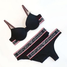 엠포리오알마니 스포티 푸쉬업 브라팬티세트 9P217 00020