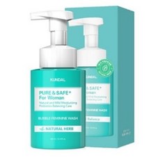 쿤달 퓨어 앤 세이프 여성청결제 네추럴허브, 300ml, 5개