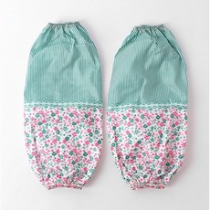 초록정원 팔토시 (랜덤발송) / 잔잔한 꽃무늬 작업용 팔토시 가벼운 미술시간 촉감놀이 물감 휴대편리 선물 사은품 인쇄 판촉 대량주문