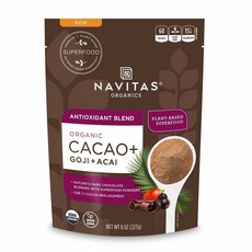 나비타스 카카오+아사이+고지베리 파우더 분말 가루 227g 2팩 Navitas Organic Cacao + Acai + Goji Non-GMO