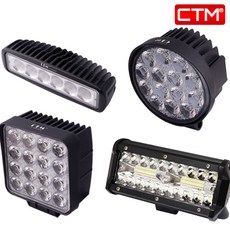 CTM 자동차 LED 서치라이트, 01 슬림형 18W [60도-화이트]