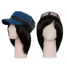 어니스트에스마트_WIG_모자가발 레이어볼륨컷 캡타입 가발 긴머리가발 암환자가발 모자가발 항암가발_어니스트에스마트, 옵션체크__다크브라운