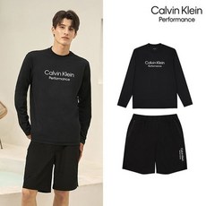 [캘빈클라인 퍼포먼스] 로고 래쉬가드 상하의 세트 남성 3컬러 택1