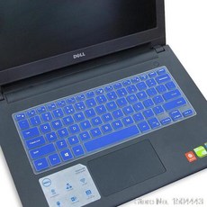 Dell-Inspiron 15 7000 시리즈 7568 7560 7570 2-in-1 노트북 PC 15.6 15 인치 실리콘 노트북 키보드 보호대 스킨, [04] blue, 1개