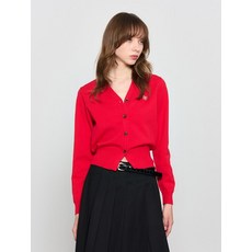제너럴아이디어 GENERALIDEA GNRL 에센셜 가디건 [RED] / WBD3L04503