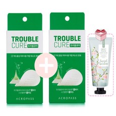 아크로패스 트러블큐어 6매x2개(최신제조)핸드크림68g증정, 단품, 단품