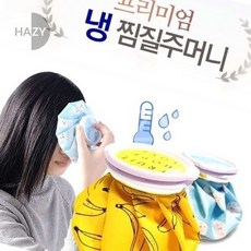 헤이지 찜질주머니 냉찜질주머니 아이스팩 찜질팩 쿨패치 아이스패치 아이스쿨팩, 패턴얼음주머니12인치 그린스프레이