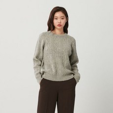 [갤러리아] 랩(LAP)(20F/W)꽈배기 라운드넥 니트 AL4KHA40