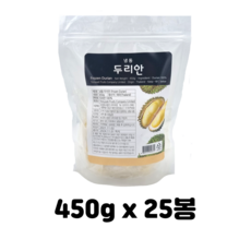 웰프레쉬 두리안(태국산)/깐것 1박스(450gx25봉), 25개