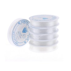 우레탄 줄 투명 탄성 비즈 공예 팔찌 목걸이 0.4mm-1.0mm, 0.8mm