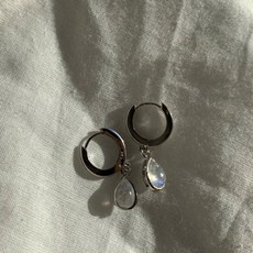 물방울문스톤귀걸이