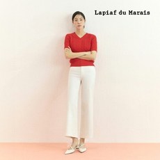 라삐아프 NEW 썸머 크롭와이드팬츠 1종 아이보리