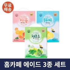 청포도에이드만들기