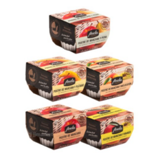 아넬라 100%생과일 프리미엄 디저트 5종 세트, 5종 (망고/바나나/복숭아/사과/사과배), 1kg, 12세트