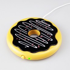 도너츠 핫탑 컵워머 55도 항온유지 미끄럼 방지 usb 소켓