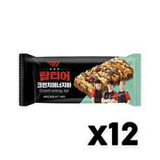 탑티어 크런치에너지바 초코바 42g x 12개