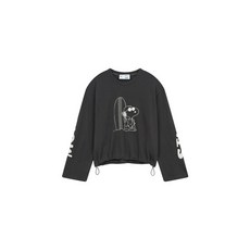보브 스누피 자수 드로스트링 티셔츠 (7113340201)