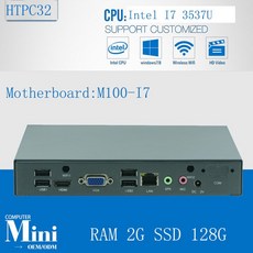 [해외] 3 년 보증DIY MAC 미니 PC WINDOWS 사전 설치 HTPC 1080 P 인텔 코어 I7 3537U 3.1 GHZ 2 GB RAM 128 GB SSD 3, 상세내용표시