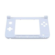 3DS XL LL 게임 콘솔 화이트용 하단 중간 힌지 쉘 하우징 커버 미드프레임 케이스
