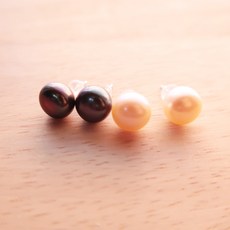 담수흑진주귀걸이
