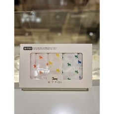 에뜨와 레인보우 손수건 세트(5매) (07R085102), 없음 - ettoi손수건