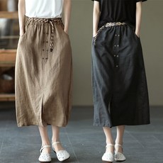 린넨스커트