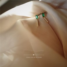에메랄드진주귀걸이