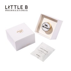 차량용시계 LITTLE B Oh scent! 차량용 디퓨저 합작 자동차 차량내부 상쾌 방향제, T01-화이트 케이스 비 연결 낙관(향기)