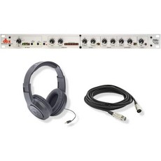dbx 286s 마이크 프리앰프채널 스트립오버 이어 모니터링 헤드폰 XLR 케이블 및 스트림 아이 연마 천 포함, 286s/ XLR/ Cloth