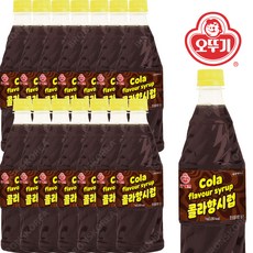 오뚜기 콜라 슬러시시럽 1kg X 15개(1박스) 슬러쉬 원액 음료, 1000g