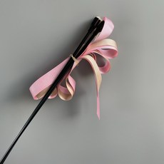 야옹이다냥 고양이 리본 막대 장난감 2개 세트 핸드메이드 수제 handmade ribbon cat toy teaser stick