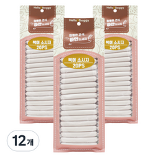 헬로도기 강아지 참좋은간식 하얀소시지 20p, 북어맛, 180g, 12개