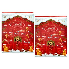 Lindt 린트 테디 크리스마스 어드벤트 캘린더 초콜릿 250g x 2팩 곰돌이 베어 Teddy