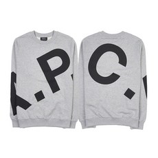 [아페쎄] [라벨루쏘] [APC] 남성 코리 빅 로고 맨투맨 COFBQ M27817 PLB