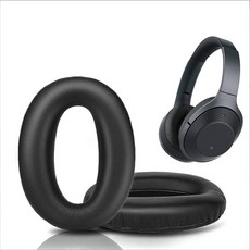 소니 MDR-1000X WH-1000XM2 이어패드 호환 쿠션 SONY 헤드셋 커버 교체 솜, XM2 아이패드, 블랙