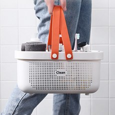 단비밸리 욕실 샤워 목욕 목욕탕 바구니, 1개, M4 그레이