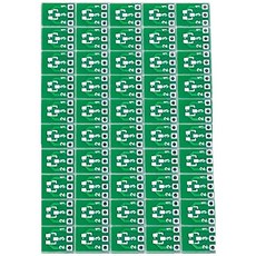 50개 SOT23 SOT23-3 턴 SIP3 양면 SMD 턴 DIP SIP3 어댑터 컨버터 플레이트 SOT SIP IC 소켓 PCB 보드 DIY 키트, 50개, 녹색, 1개