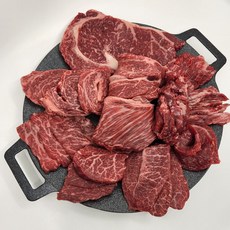 밀리언 한우 1++ 임금님세트 800g (새우살400g 갈비살400g), 본상품선택, 1