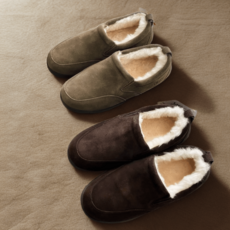 호주 에버 UGG 어그 맨즈 DD 모카신 로퍼 천연 양모 핸드메이드