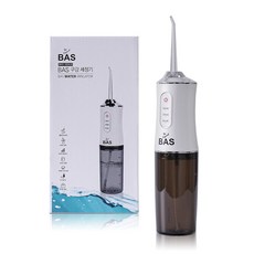 BAS 휴대용 무선 구강세정기 물치실 물칫솔 치간 치아 교정 청소, BWS-2304LB