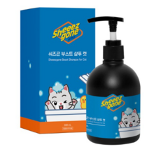 쉬즈곤 부스트 샴푸 캣 저자극 애플블라썸 향 고양이 샴푸, 300ml, 1개