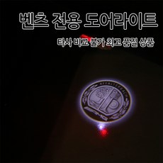차쟁이몰 벤츠 A B C E GLA GLC GLE GLS ML 도어등 도어라이트 도어LED 도어로고, B타입-아펠터바흐, 1set