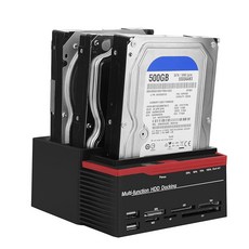 USB3.0 IDE HDD 도킹 스테이션 2개의 드라이브 동시 읽기 오프라인 클론 USB2.0 HUB 인터페이스 2개 미국 플러그 107650 - 4thdd