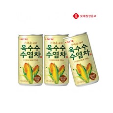 롯데 가벼운매력 옥수수수염차 175ml, 30캔