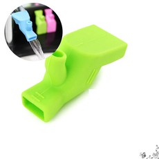 수도꼭지 연장탭 심플한 실리콘 색상랜덤 주방 용품 수도 꼭지 연장 탭 연장기 보조 생활, 1개