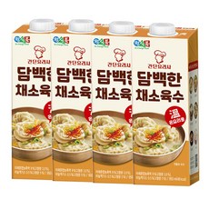 [정식품] 간단요리사 담백한 채소육수 950mlx4팩, 950ml, 4개