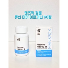 맨즈픽 류신 마카 아르기닌, 1개, 60정