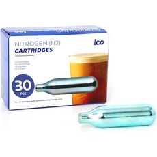 Impeccable Culinary Objects ICO 커피 휘핑기 전동 가정용 거품기 30pcs 질소 카트리지 니트로 콜드 브루 메이커 용 N2 주입 음료를 만들기위한 비, 1개